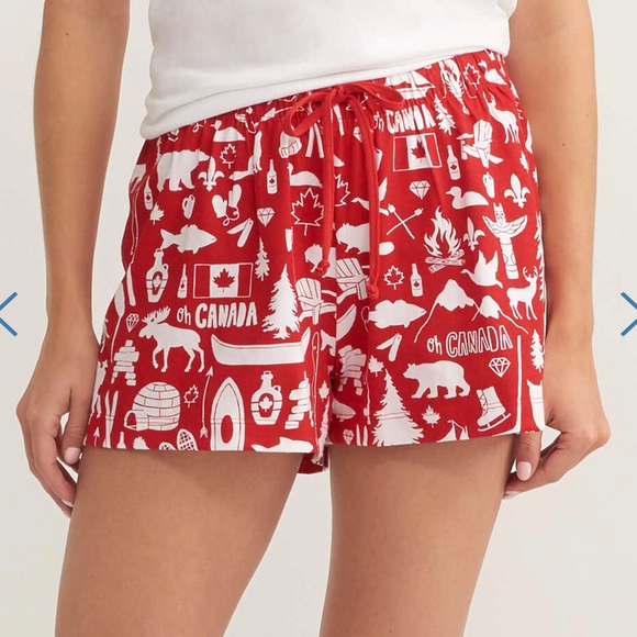 Oh Canada womens sleep shorts - Picture 1 of 3
